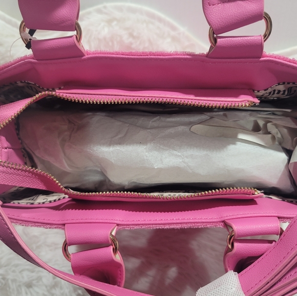 Juicy Couture Billboard Tote Juicy Pink Velour Brand New With Tags - Picture 6 of 7